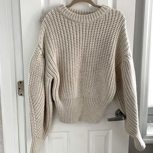 Medium knit sweater from Zara, never worn but no tags